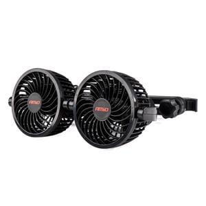 Fans, 12V Car Fan for Headrest with USB Charger   2x4", AMIO