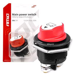 Switches, Main power switch 12/32V max 200A peak 1000A, AMIO