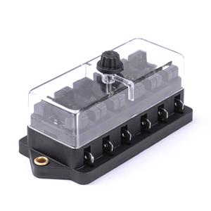 Cable Connector, Blade Fuse Box with 6 Sockets, AMIO
