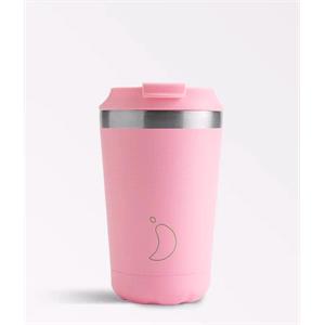 Reusable Mugs, Chillys 340ml Pastel Pink Coffee Cup, Chilly's