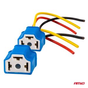 Ceramic Bulb Sockets H4 - Pair