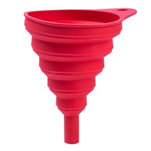 Oil Drain Pans and Funnels, Silicone Foldable Oil Funnel   85mm, AMIO