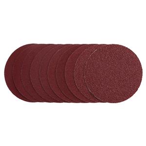 Sanding Discs, Draper 03158 Sanding Discs, 125mm, Hook & Loop, Assorted Grit   40G, 80G, 120G, 240G (Pack of 10), Draper