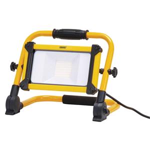 Work Lights, Draper 03175 110V SMD LED Folding Site Light, 50W, 5500 Lumens, Draper
