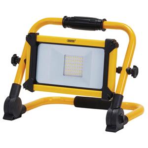 Work Lights, Draper 03182 Rechargeable Folding Site Light, 10W, 1100 Lumens, Draper