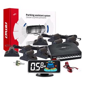 Parking Sensors, 8 Sensor Truck Parking Assistant with LED Display, AMIO