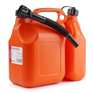 Jerry and Fuel Cans, Two Chamber 6L+2.5L Plastic Jerry Can, AMIO