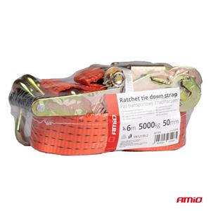 Ratchet Tie Down Strap 5000kg 50mm - 6m