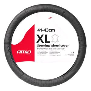 Steering Wheel Covers, Steering Wheel Cover Leather Series   Pin Hole   41 43cm, AMIO
