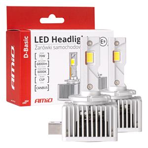 Bulbs   by Bulb Type, AMIO D Basic Series D1S/D1R 70W 6000K LED Headlights   Twin Pack, AMIO