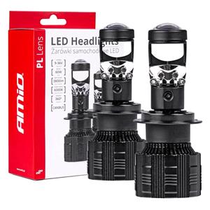 Bulbs   by Bulb Type, AMIO 9 36V 60W H7 6000K Lens Series LED Bulb   Twin Pack, AMIO