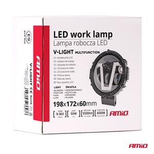 Auxiliary Lamps, Working lamp Multifunction 9 36V 50W , AMIO