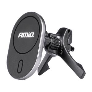 Phone Holder, Qi Wireless Charging Air Vent Magnetic Car Phone Holder, AMIO