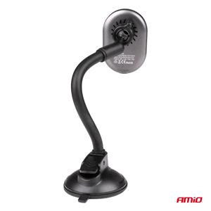 Phone Holder, Suction mount Phone Holder with Wireless Charger   15W, AMIO