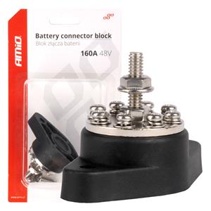 Battery connector distribution block bus bar 8-fold max 48V 160A