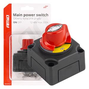 Switches, Main Power Switch 12 48V max.300A, AMIO