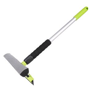 Glass Care, Telescopic Aluminium Window Squeegee Cleaner 25cm Head, Length 55 80cm, AMIO