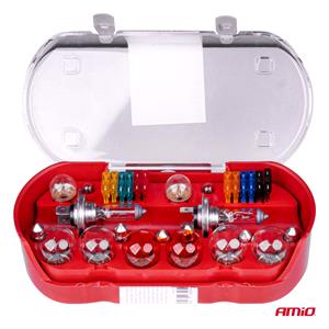 AMIO 30 Piece H7 Halogen Bulb and Fuse Set