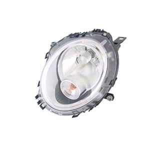 Lights, Left Headlamp (With Clear Indicator, Original Equipment) for Mini Clubman 2006 on, 