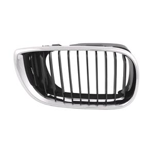 Grilles, BMW 3 Series, E46, 2002 2005 RH (Drivers Side) Front Bumper Grille, 