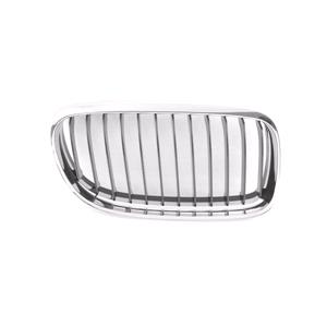 Grilles, BMW 3 Series E91 2009 2011 RH Grille, Matte Black, With Chrome Moulding, TUV Approved, 