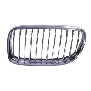 Grilles, BMW 3 Series E91 2009 2011 LH Grille, Chrome, With Chrome Moulding, TUV Approved, 