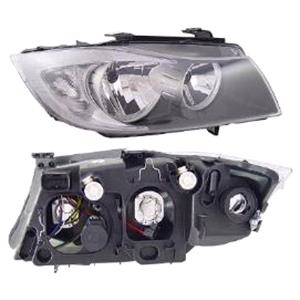 Lights, Right Headlamp (Halogen, Takes H7/H7 Bulbs, Supplied Without Motor) for BMW 3 Series 2005 2008, 