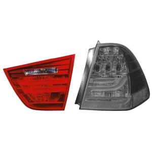 Lights, Right Rear Lamp (Inner, On Boot Lid, LED, Estate Models Only, Original Equipment) for BMW 3 Series Touring 2009 2011, 