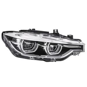 Lights, Right Headlamp (LED, Without Curve Light, With LED Daytime Running Light, Supplied Without LED Modules, Original Equipment) for BMW 3 Series 2015 2019, 