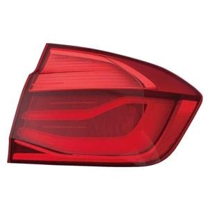 Lights, Right Rear Lamp (Outer, On Quarter Panel, LED, Saloon Models Only) for BMW 3 Series 2015 2018, 