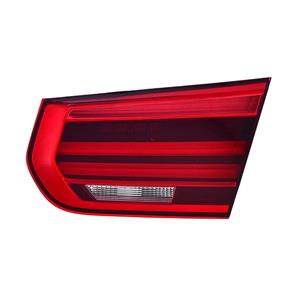 Lights, Right Rear Lamp (Inner, On Boot Lid, LED / Halogen, Saloon & Estate Models, Original Equipment) for BMW 3 Series 2015 to 2019, 