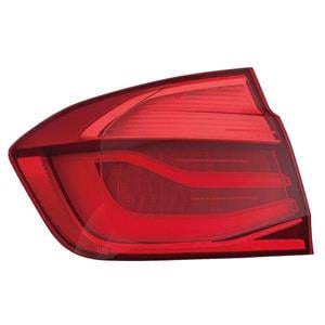 Lights, Left Rear Lamp (Outer, On Quarter Panel, LED, Saloon Models Only) for BMW 3 Series 2015 2018, 