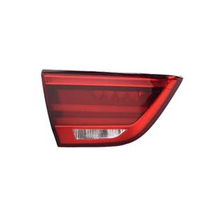 Lights, Left Rear Lamp (Inner, On Boot Lid, LED, Original Equipment) for BMW 3 Series Grand Turismo 2017 to 2019, 