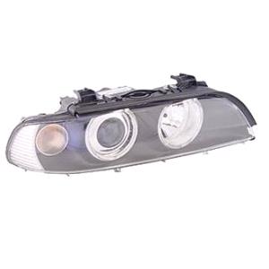 Lights, Right Headlamp (Halogen, With Clear Indicator, Original Equipment) for BMW 5 Series Touring 2001 2003, 