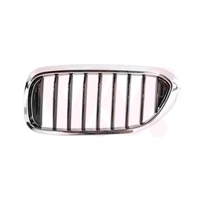 Grilles, BMW 5 Series G30/31 2017 2020 LH Grille, With Chrome Frame, With Black Vanes, For M Sport Models, 