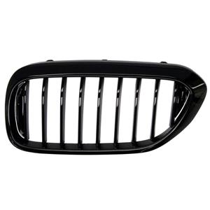 Grilles, BMW 5 Series G30/31 2017 2020 LH Grille, With Gloss Black Frame, With Black Vanes, For M Sport Models, 