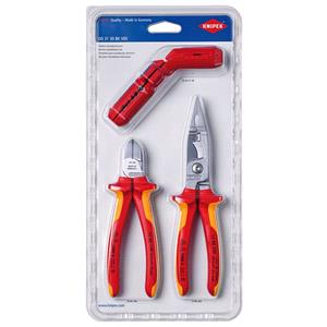Electricians Tool Kits, KNIPEX Electrical Installations Set, Pack of 3, Knipex