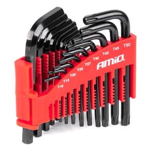 Hex Key Sets, AMIO Imbus HEX & TORX Keys, CRV, Black   Set of 22, AMIO