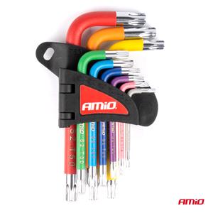 Short S2 Steel TORX Keys - Set of 9