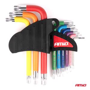 Short S2 Steel TORX Keys - Set of 9