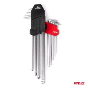 AMIO Imbus HEX Keys with Handle - Set of 9
