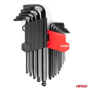 AMIO Imbus HEX Keys, CRV, Black - Set of 13