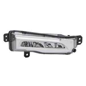 Lights, Left Front Fog Lamp (LED, With Silver Bezel, Original Equipment) for BMW X5 2018 Onwards, 