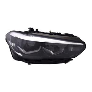 Lights, Right Headlamp (LED, Without Adaptive Lighting, Supplied Without Control Module, Original Equipment) for BMW X5 2018 Onwards, 