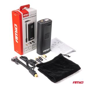 Tyre Inflators, AMIO Portable Air Compressor with LED Display, USB C, 40W, AMIO