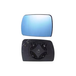 Wing Mirrors, Left Blue Wing Mirror Glass (heated) and Holder for BMW X3, 2004 2008, 