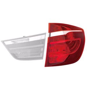 Lights, Right Rear Lamp (Outer, On Quarter Panel, LED Type, Original Equipment) for BMW X3 2011 to 2017, 