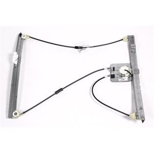 Window Regulators, Front Left Electric Window Regulator Mechanism (without motor) for RENAULT LAGUNA II (BG01_), 2001 2007, 4 Door Models, One Touch/AntiPinch Version, holds a motor with 6 or more pins, AC Rolcar