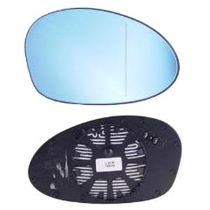 Wing Mirrors, Right Blue Wing Mirror Glass (heated, original equipment) for BMW 1, 2003 2010, 
