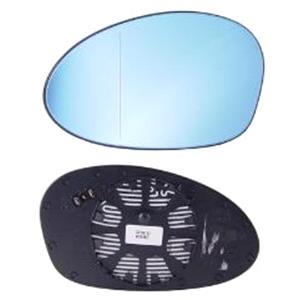 Wing Mirrors, Left Blue Wing Mirror Glass (heated, original equipment) for BMW 1, 2004 2010, 